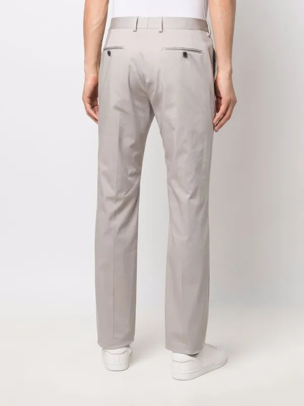 Ferragamo mid-rise straight-leg Trousers | Grey | FARFETCH