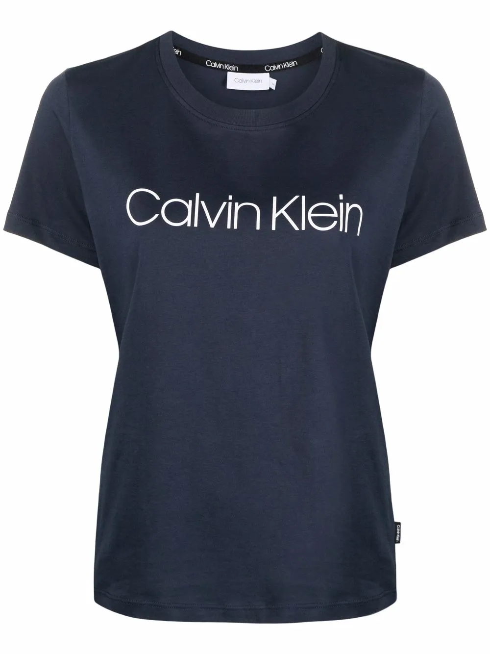 Calvin Klein Logo Print Cotton T Shirt Farfetch 1260