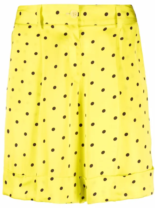 Pantalones Cortos De Lana De Lunares Con Cinturón - Shorts de Mujer |  E-Store REDValentino