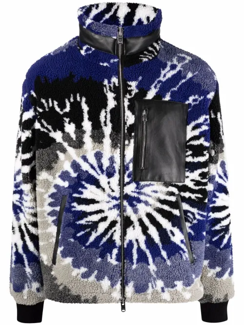 Veste zippée à imprimé tie dye - AMIRI - Modalova