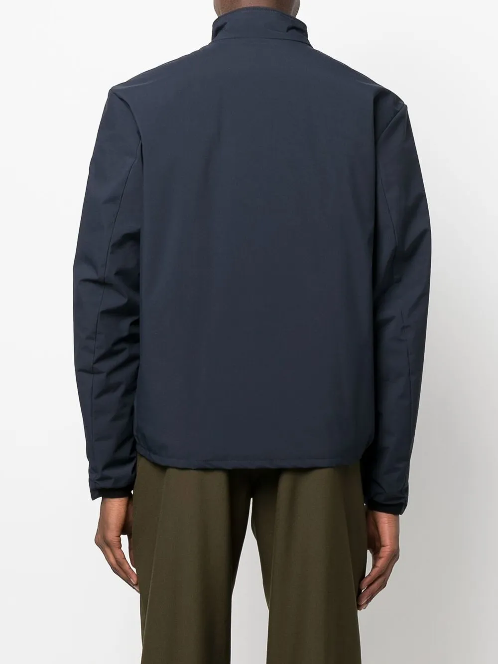 Woolrich Slim Fit Sailing Two Layer Jacket In Blue