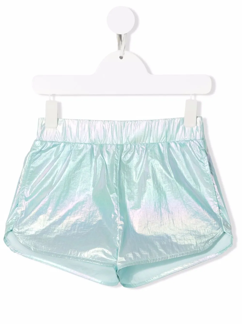 

Stella McCartney Kids shorts con efecto iridiscente - Azul