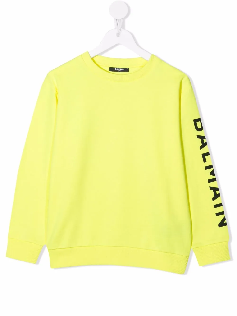 

Balmain Kids sudadera con logo estampado - Amarillo