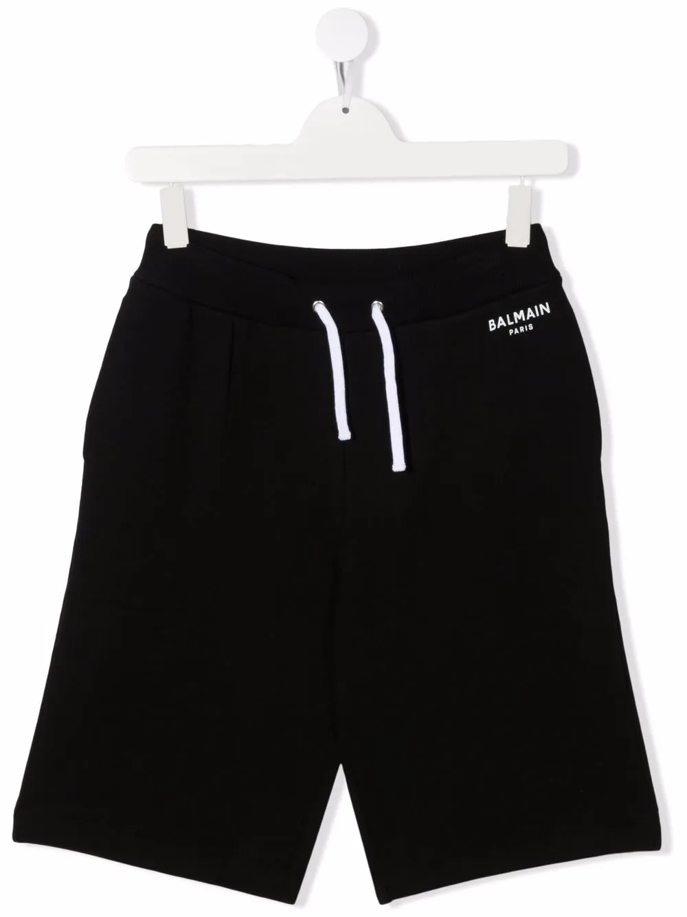 

Balmain Kids shorts con cordón y logo - Negro