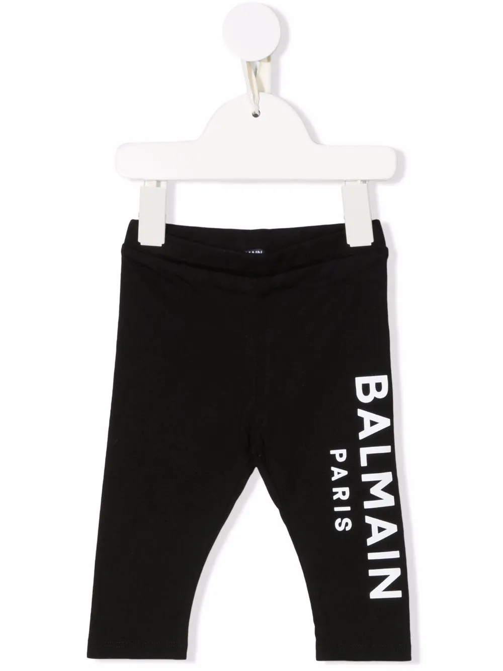 

Balmain Kids leggins con logo estampado - Negro