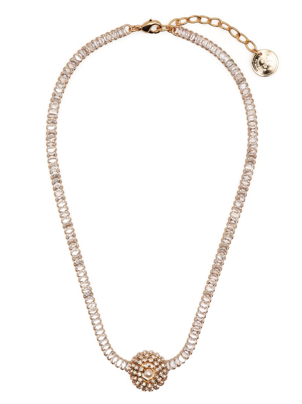 фото Anton heunis faux pearl crystal necklace