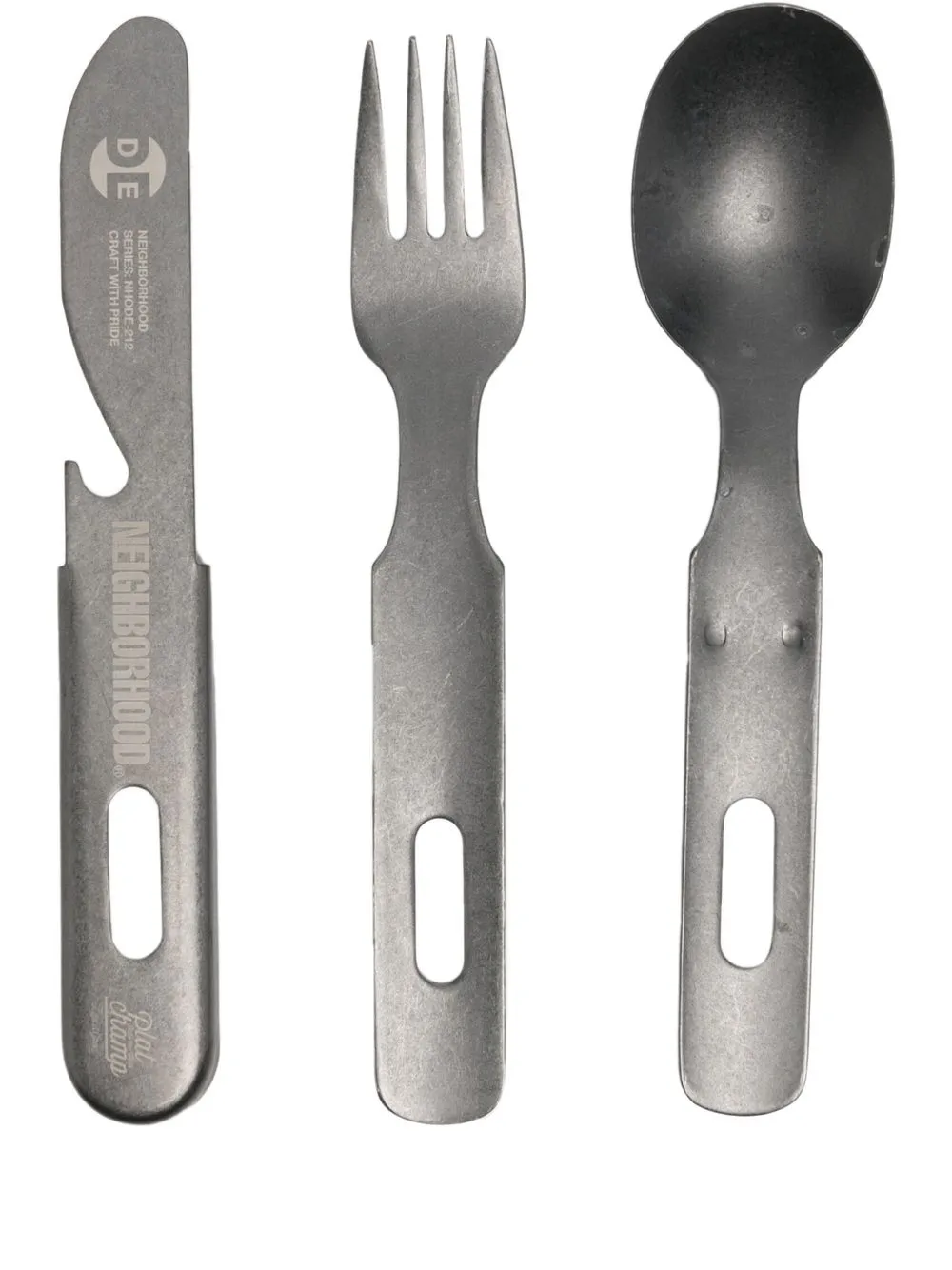 

Neighborhood x Platchamp cutlery set - Black