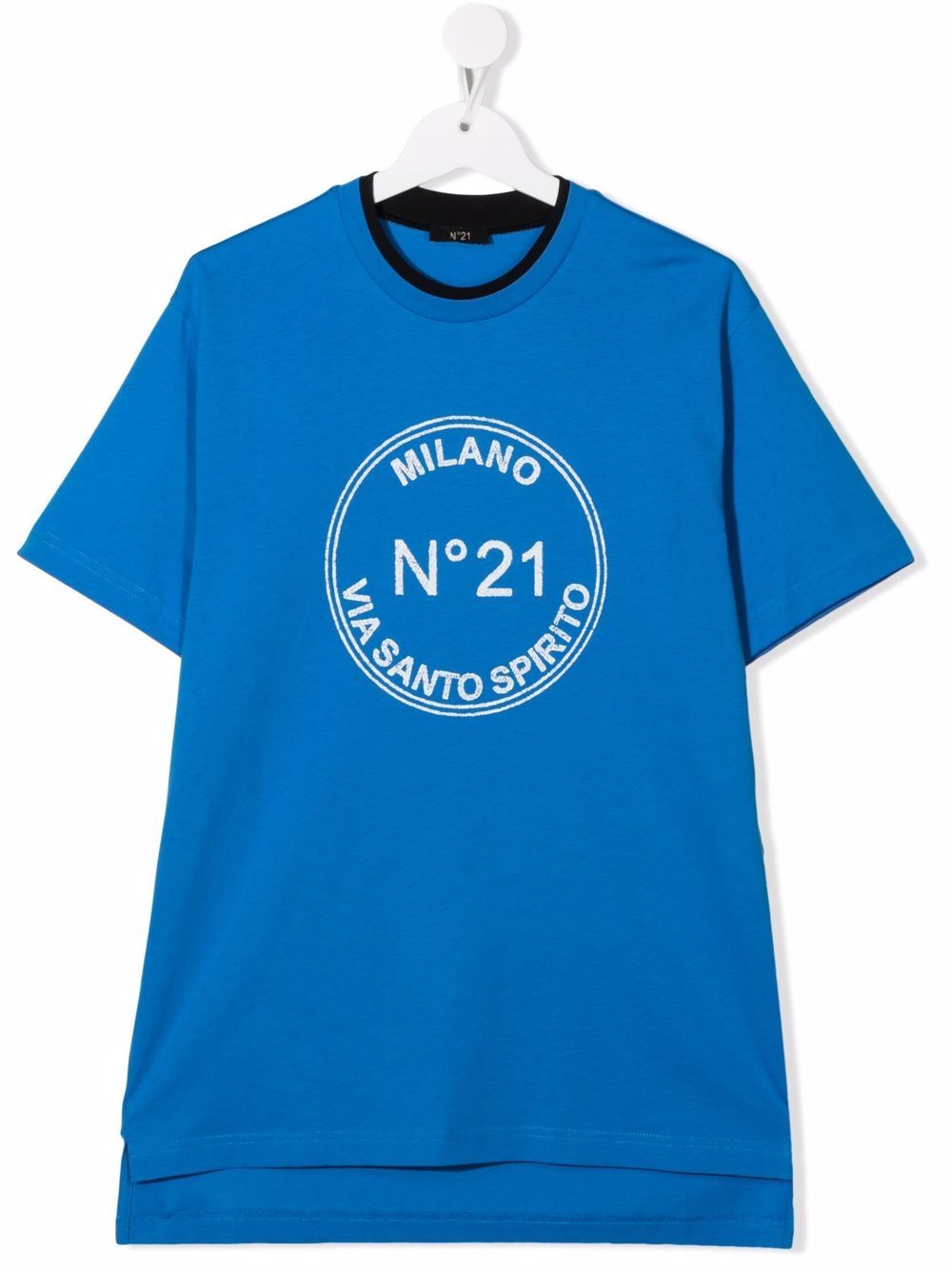 фото Nº21 kids teen logo stamp-print t-shirt