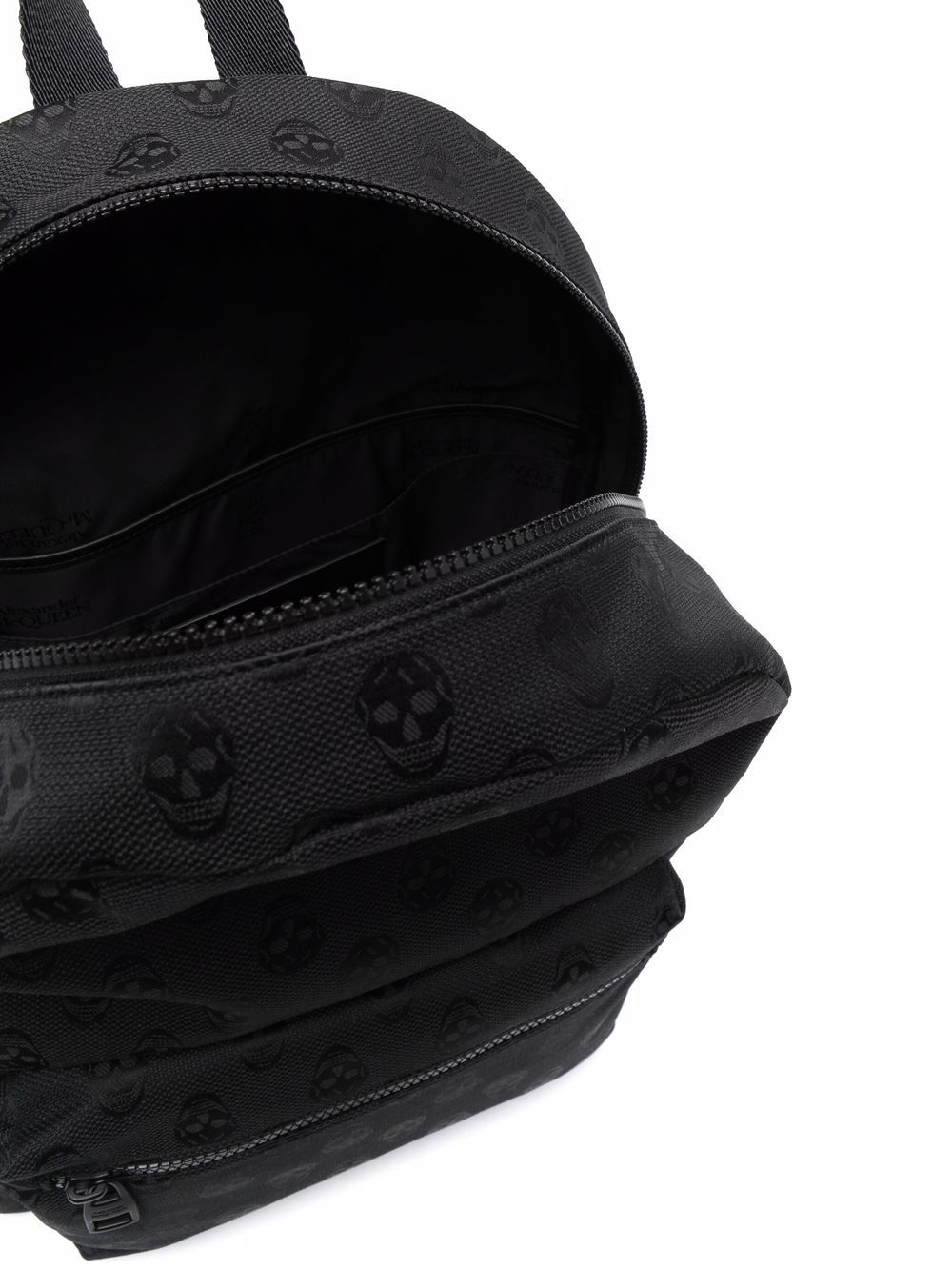 фото Alexander mcqueen рюкзак biker skull с жаккардовым логотипом