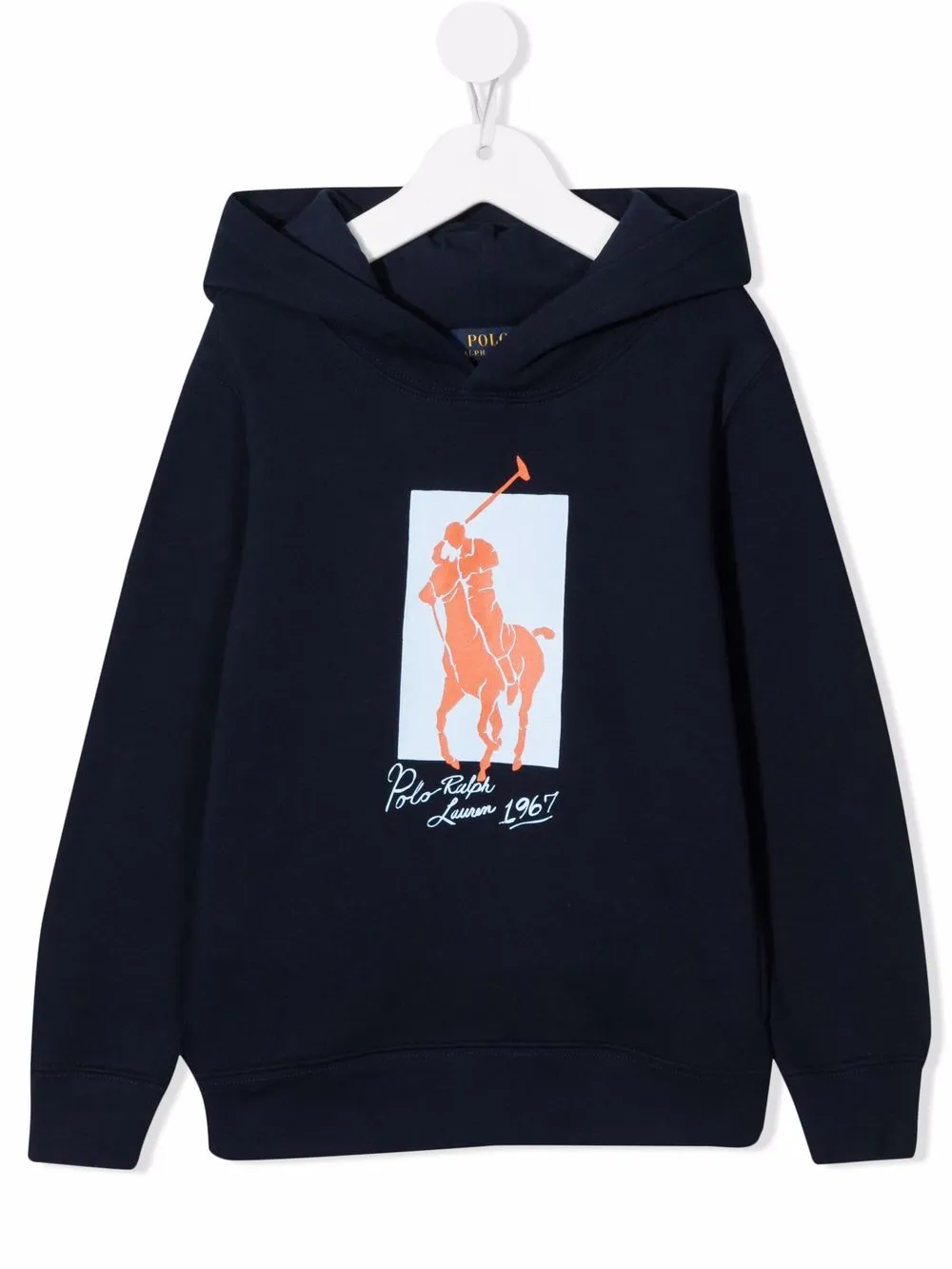 

Ralph Lauren Kids hoodie con logo estampado - Azul
