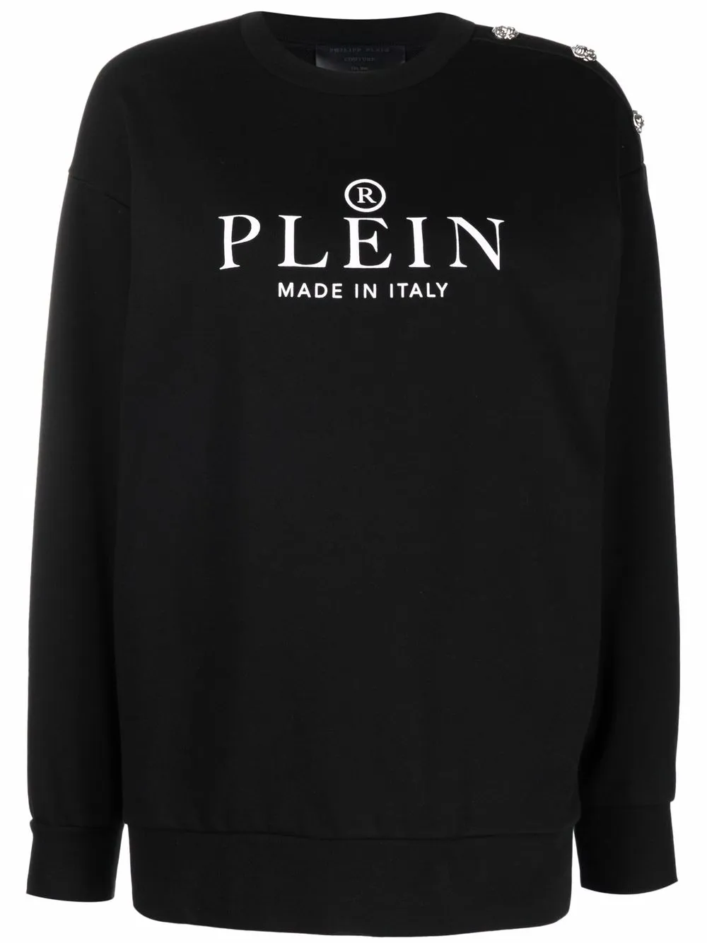 

Philipp Plein sudadera oversize con logo - Negro