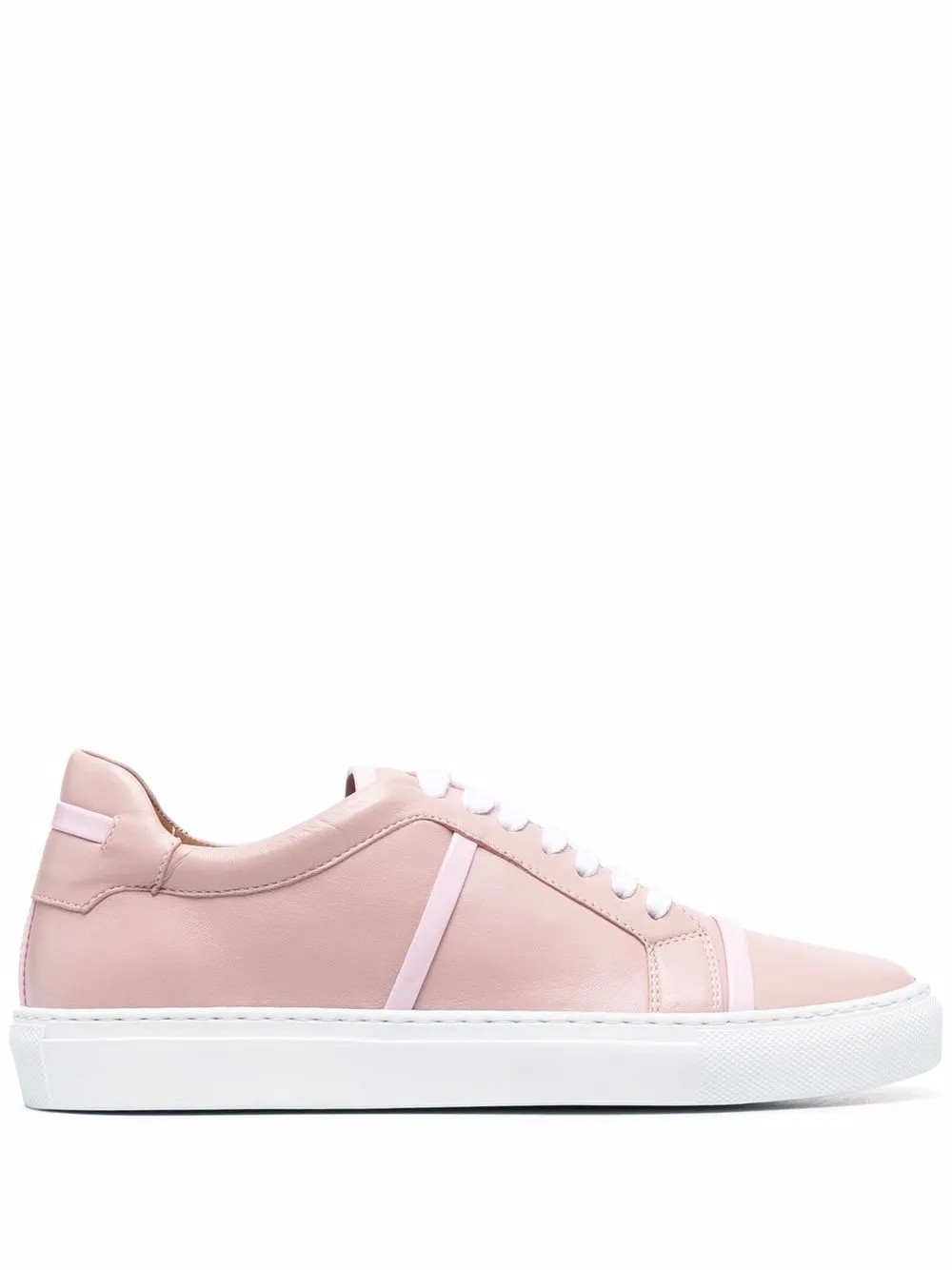 

Malone Souliers tenis con ribetes en contraste - Rosado