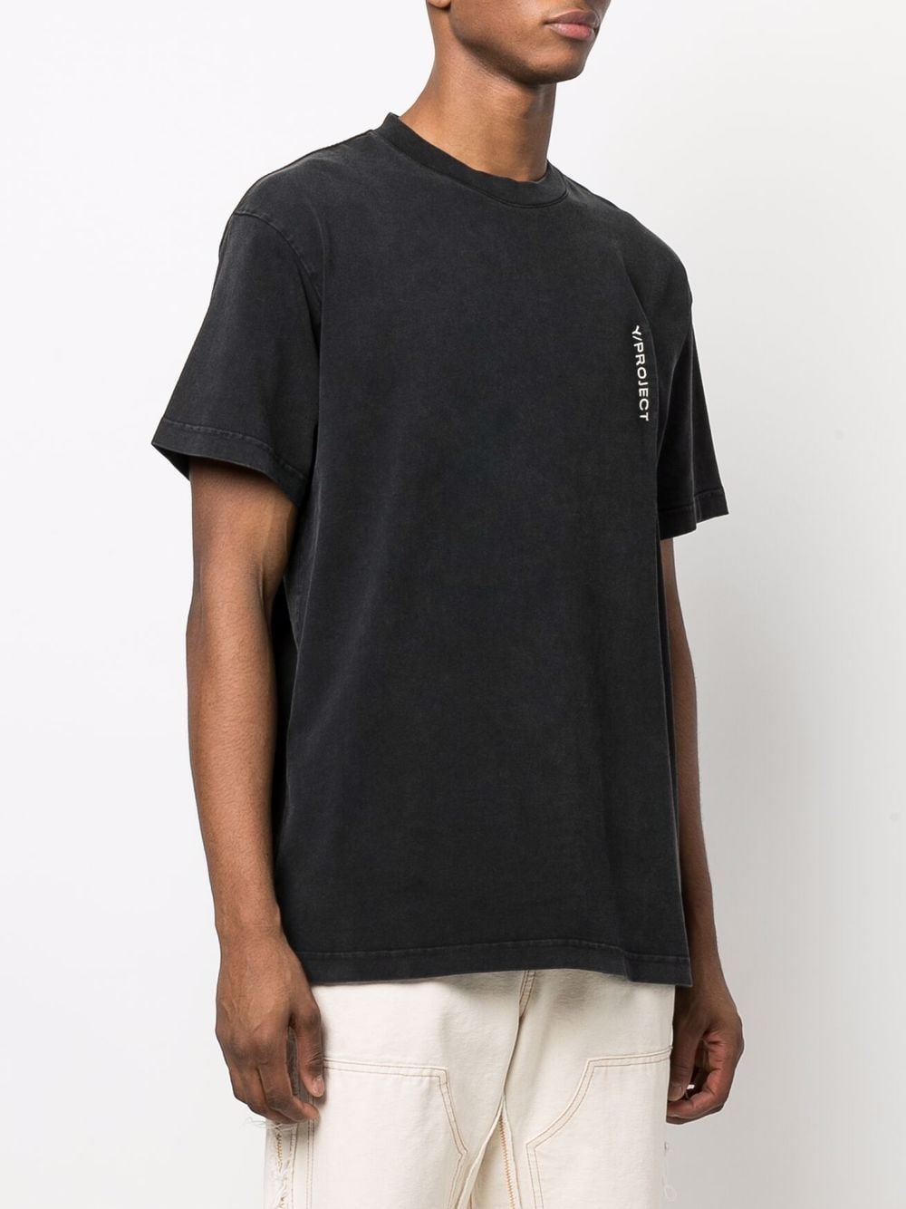 Y/Project Pinched logo-embroidered T-shirt - Farfetch