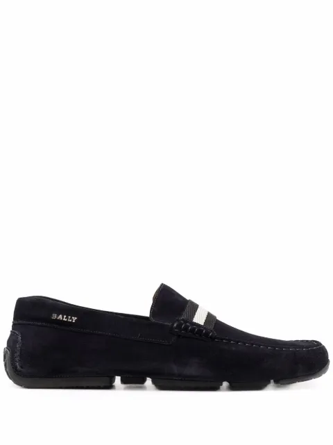 Bally mocasines con motivo de rayas