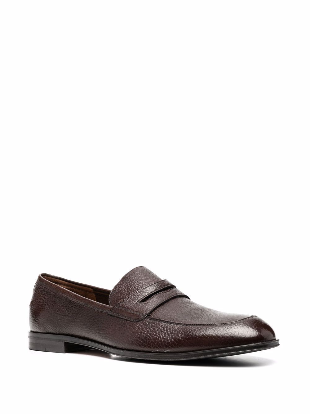 Bally Loafers met gekruiste bandjes - Bruin