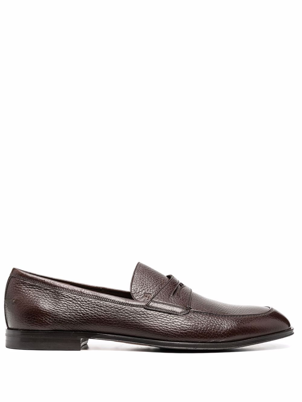 Bally crossover strap detail loafers - Brown