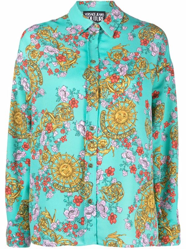 versace floral shirt