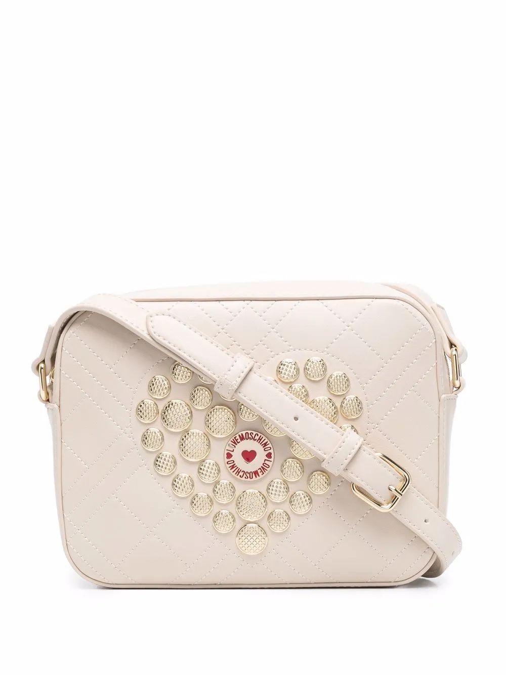 

Love Moschino bolsa crossbody con logo y cierre - Neutro