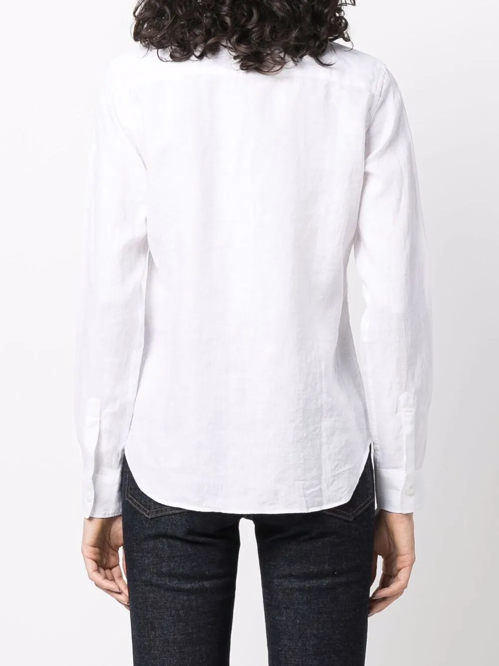 ASPESI Slim-cut Shirt in White, view 4