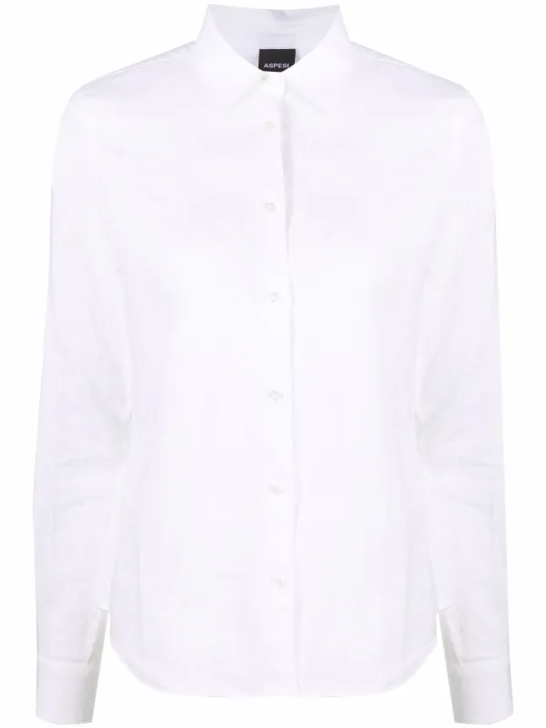 ASPESI Slim-cut Shirt in White