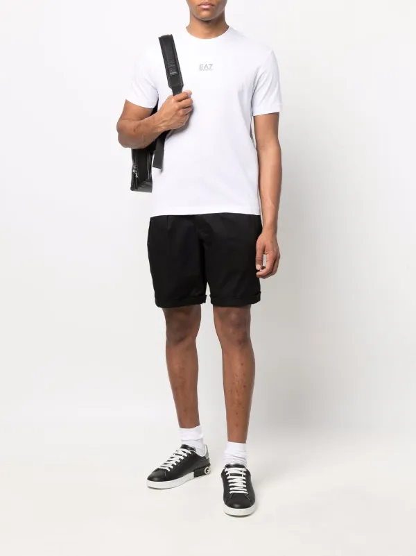 Ea7 Emporio Armani logo-print short 
