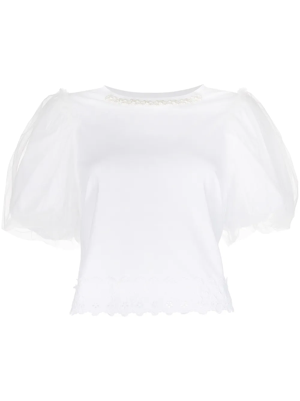 Simone Rocha блузка с жемчугом
