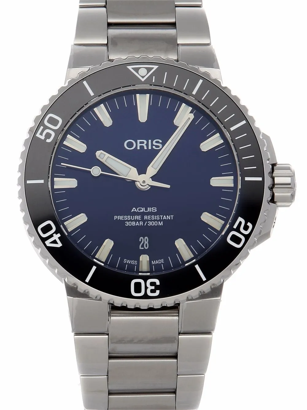 фото Oris наручные часы aquis pre-owned 43 мм