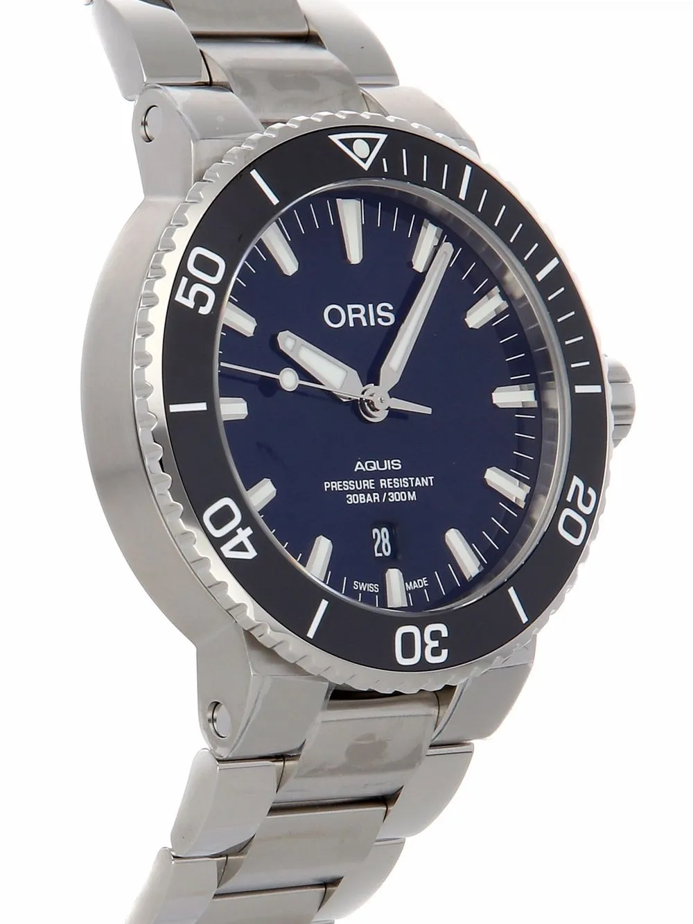 фото Oris наручные часы aquis pre-owned 43 мм