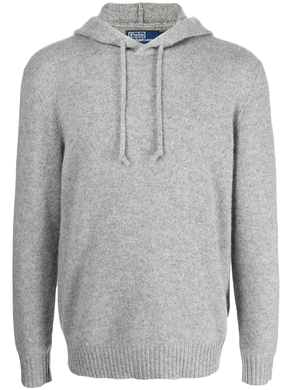 

Polo Ralph Lauren hoodie tejido con cordón - Gris