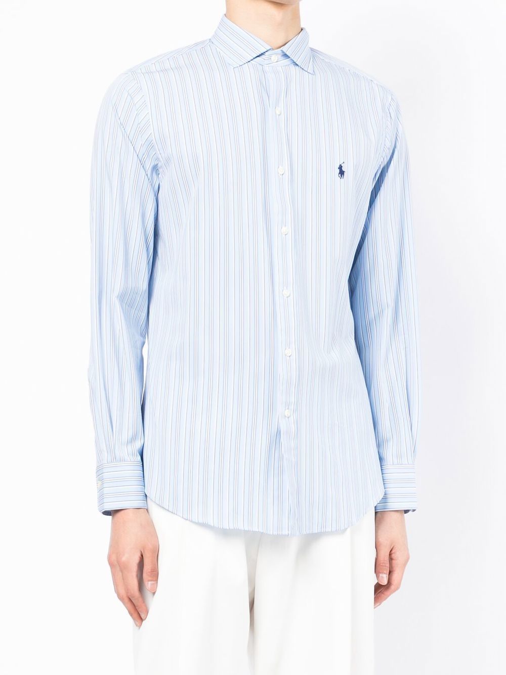 polo striped long sleeve shirt