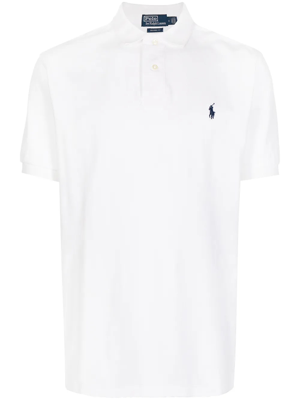 

Polo Ralph Lauren Polo Pony-embroidered cotton polo shirt - White