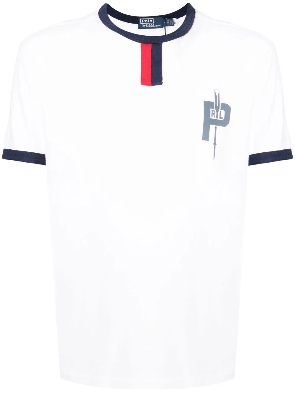 

Polo Ralph Lauren playera manga corta con logo estampado - Blanco