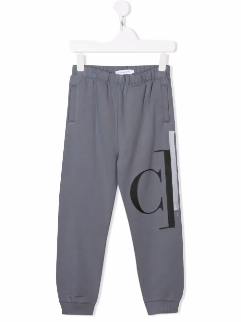 Calvin Klein Kids logo-print track pants