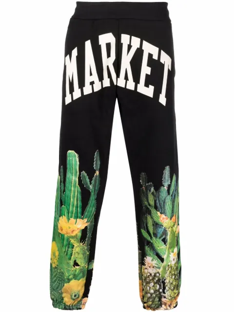 MARKET logo-print track pants
