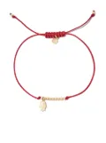 Sydney Evan 14kt yellow gold Hamsa Hand diamond cord bracelet
