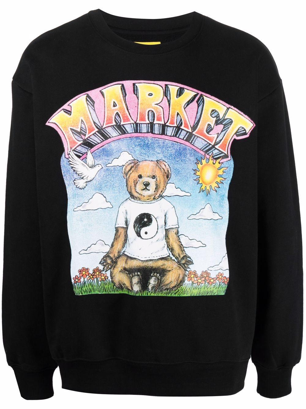 

MARKET sudadera con estampado gráfico - Negro