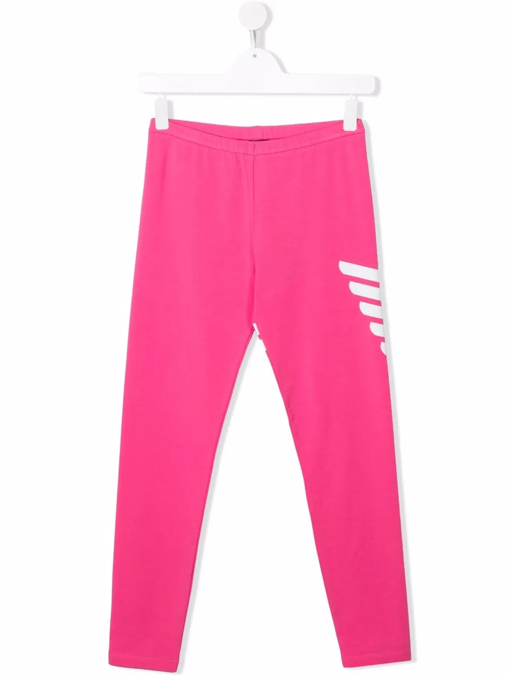 

Emporio Armani Kids leggins con logo estampado - Rosado