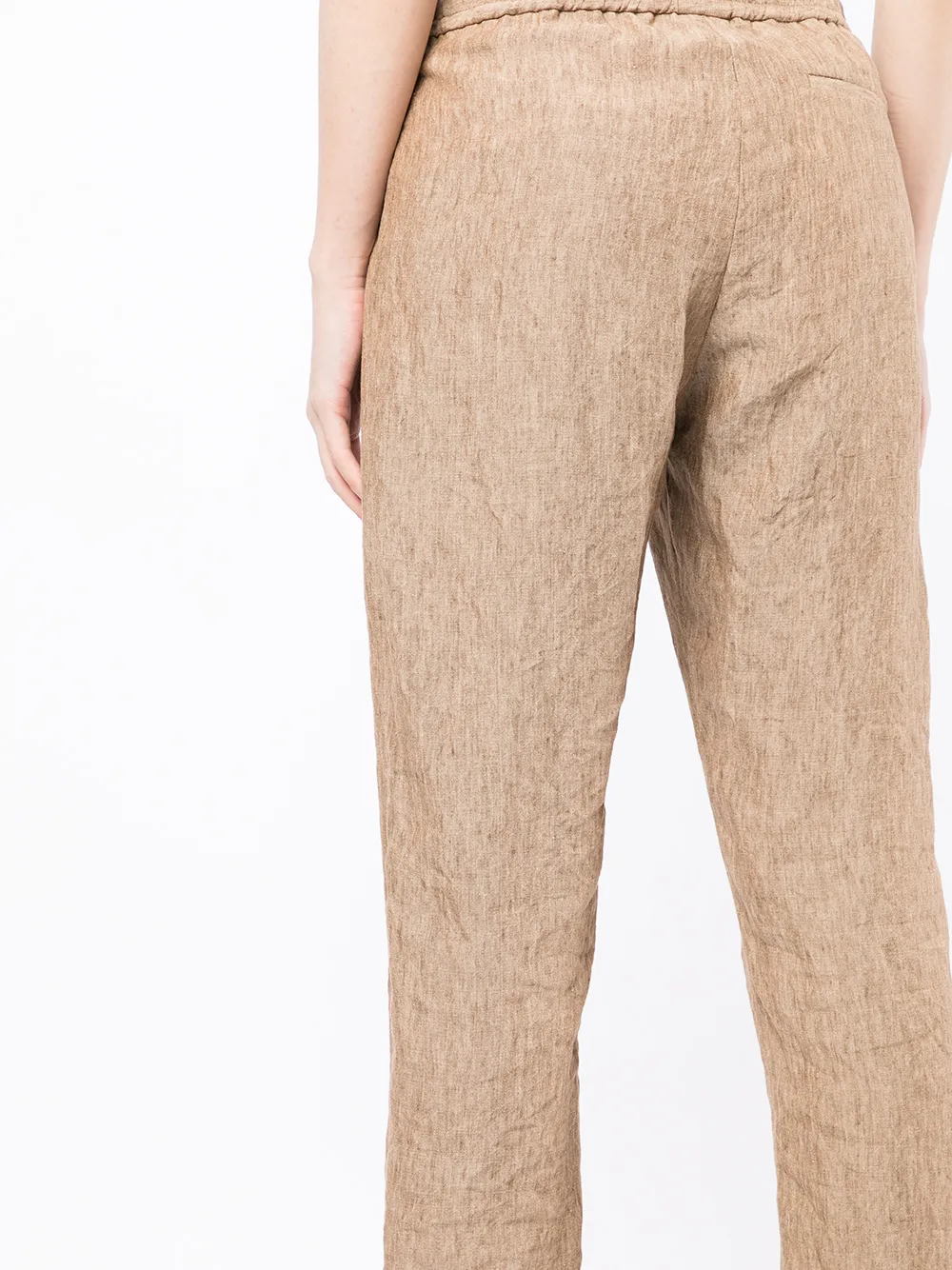 фото Emporio armani льняные брюки прямого кроя