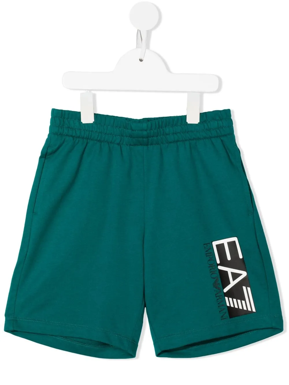 

Ea7 Emporio Armani shorts con logo estampado - Verde