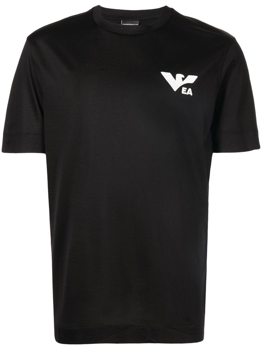 

Emporio Armani playera con logo estampado en el pecho - Negro