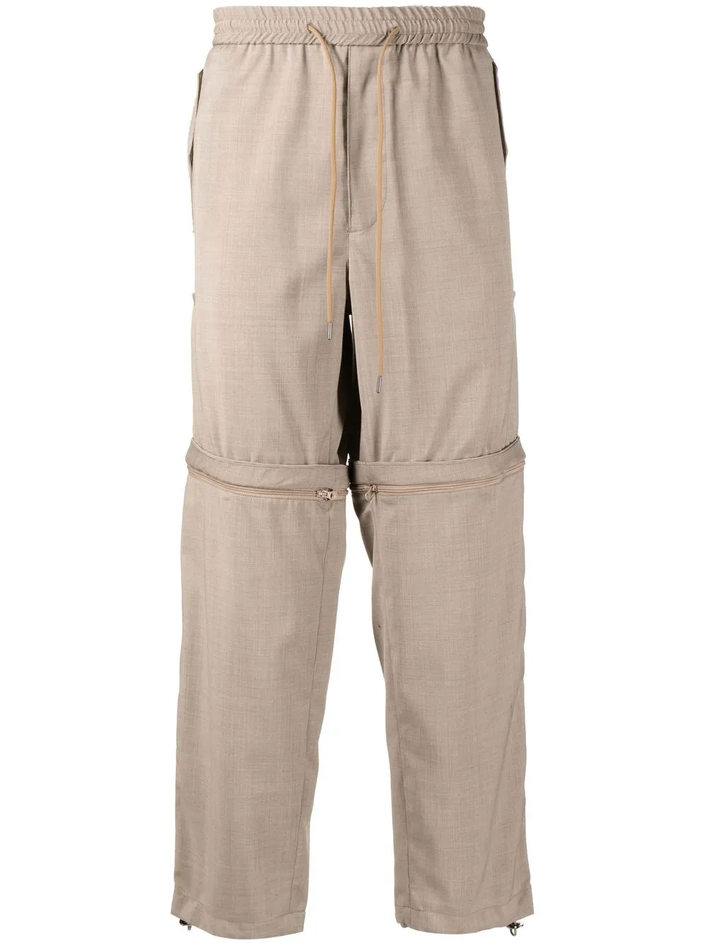 

Emporio Armani pantalones cargo convertibles - Marrón