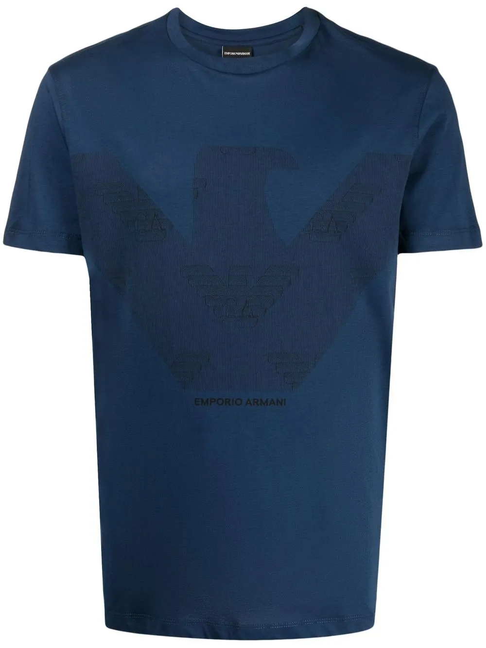 

Emporio Armani playera con logo estampado - Azul