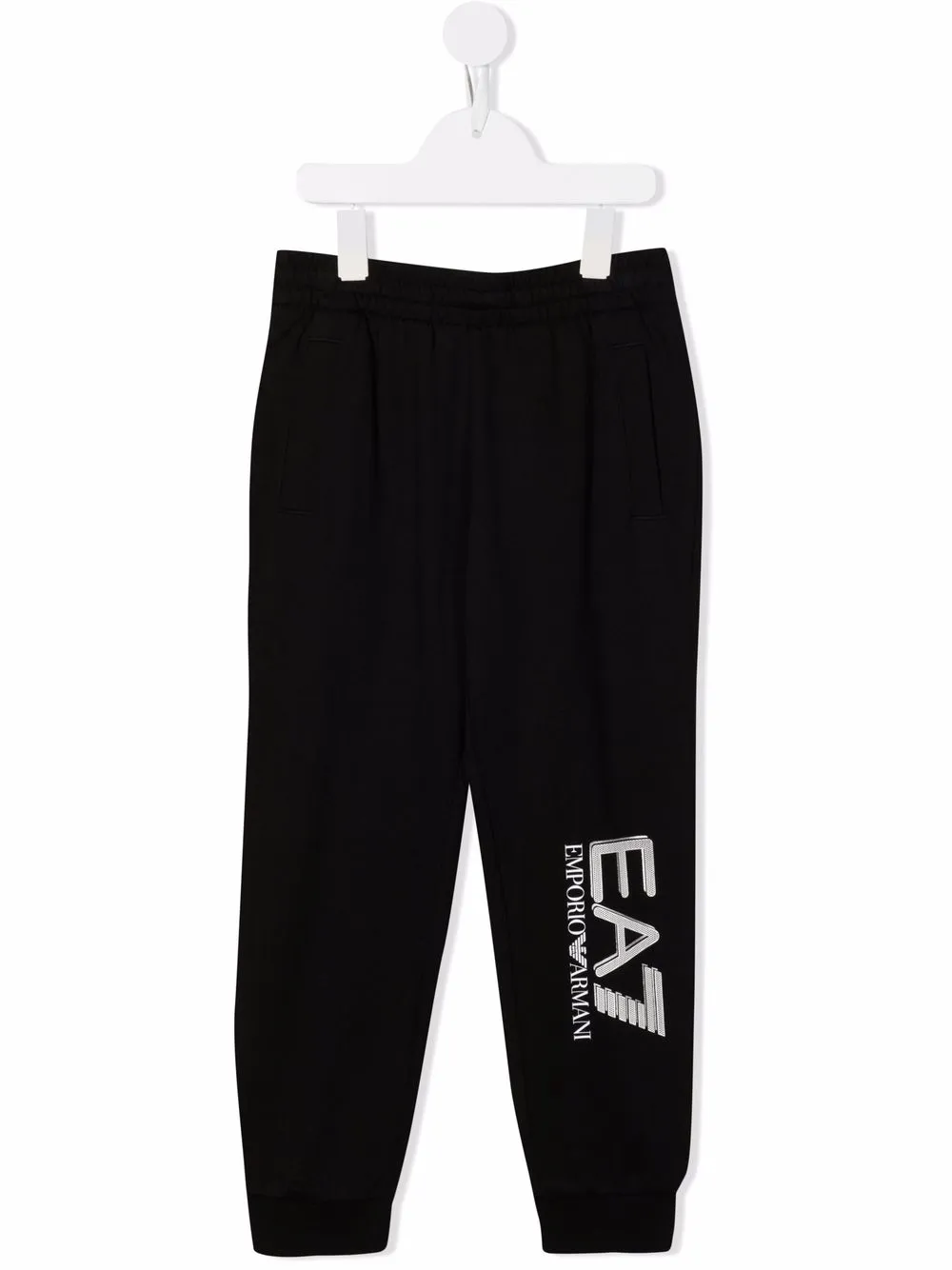 

Ea7 Emporio Armani pants con logo estampado - Negro