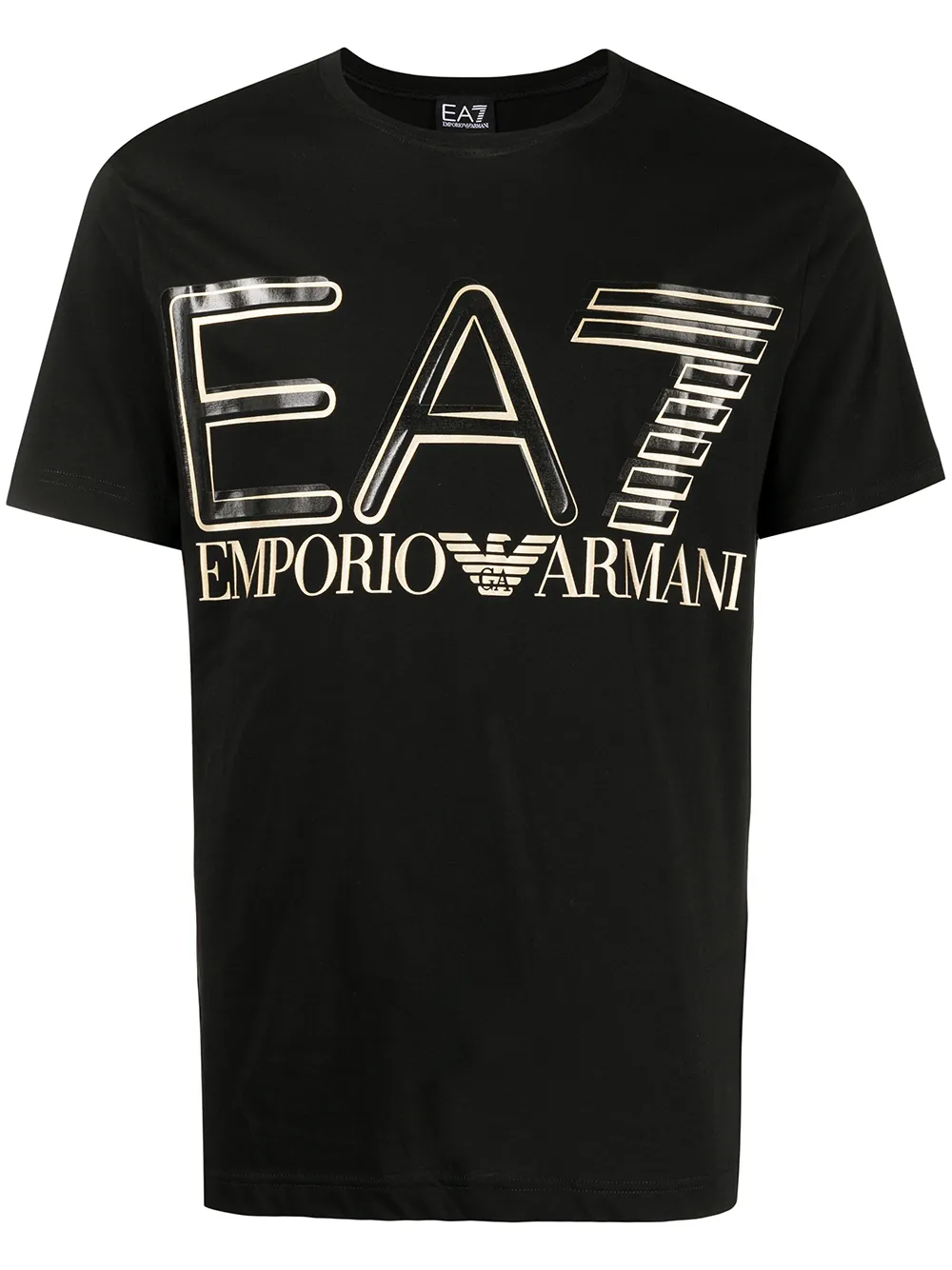 ea7 emporio armani logo印花棉t恤 图 1