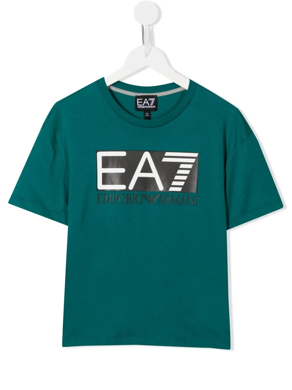 

Ea7 Emporio Armani playera con logo estampado - Verde