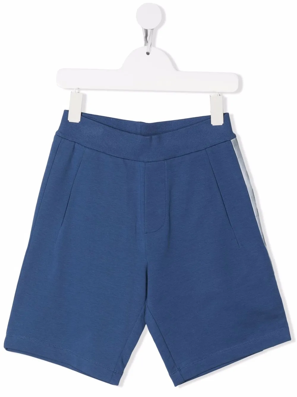 

Emporio Armani Kids shorts con banda del logo - Azul