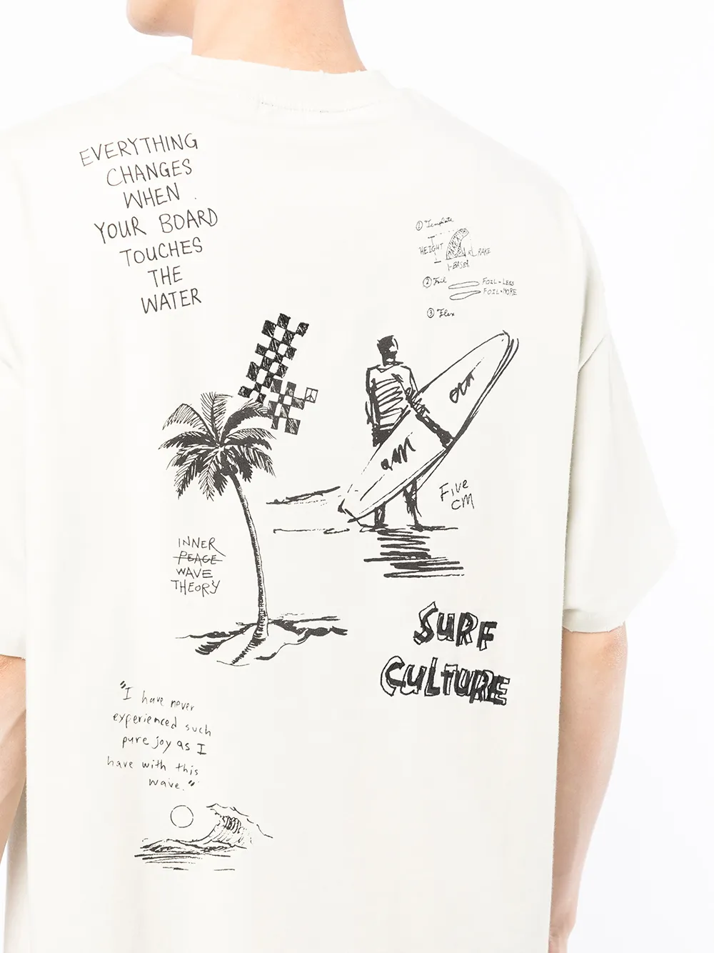 фото Five cm футболка surf culture с графичным принтом