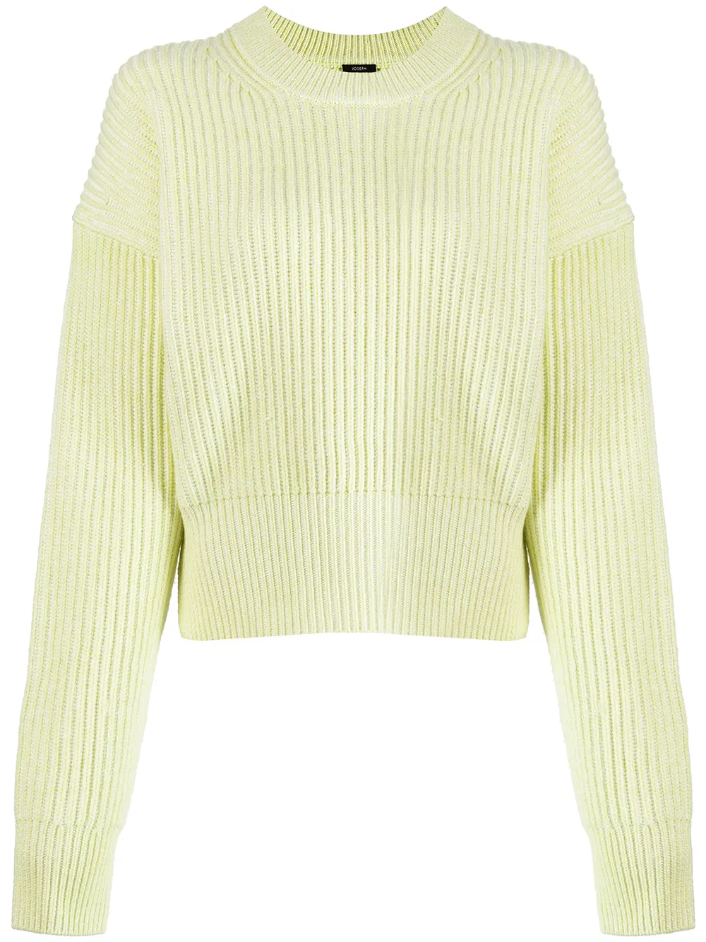 

JOSEPH ribbed crew neck jumper - Green