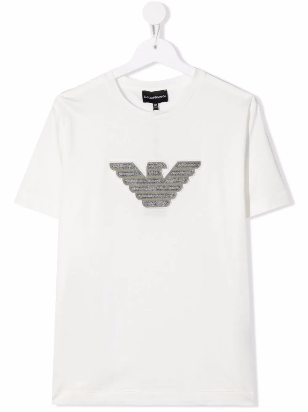 

Emporio Armani Kids playera con parche del logo - Neutro