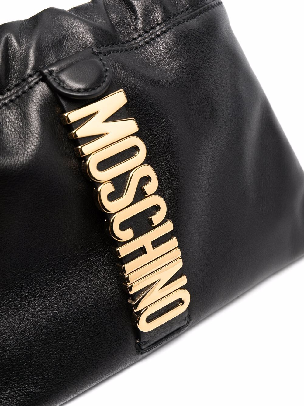 фото Moschino сумка через плечо с кулиской и логотипом